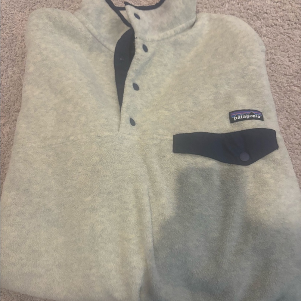 Patagonia Tan Fleece Pullover